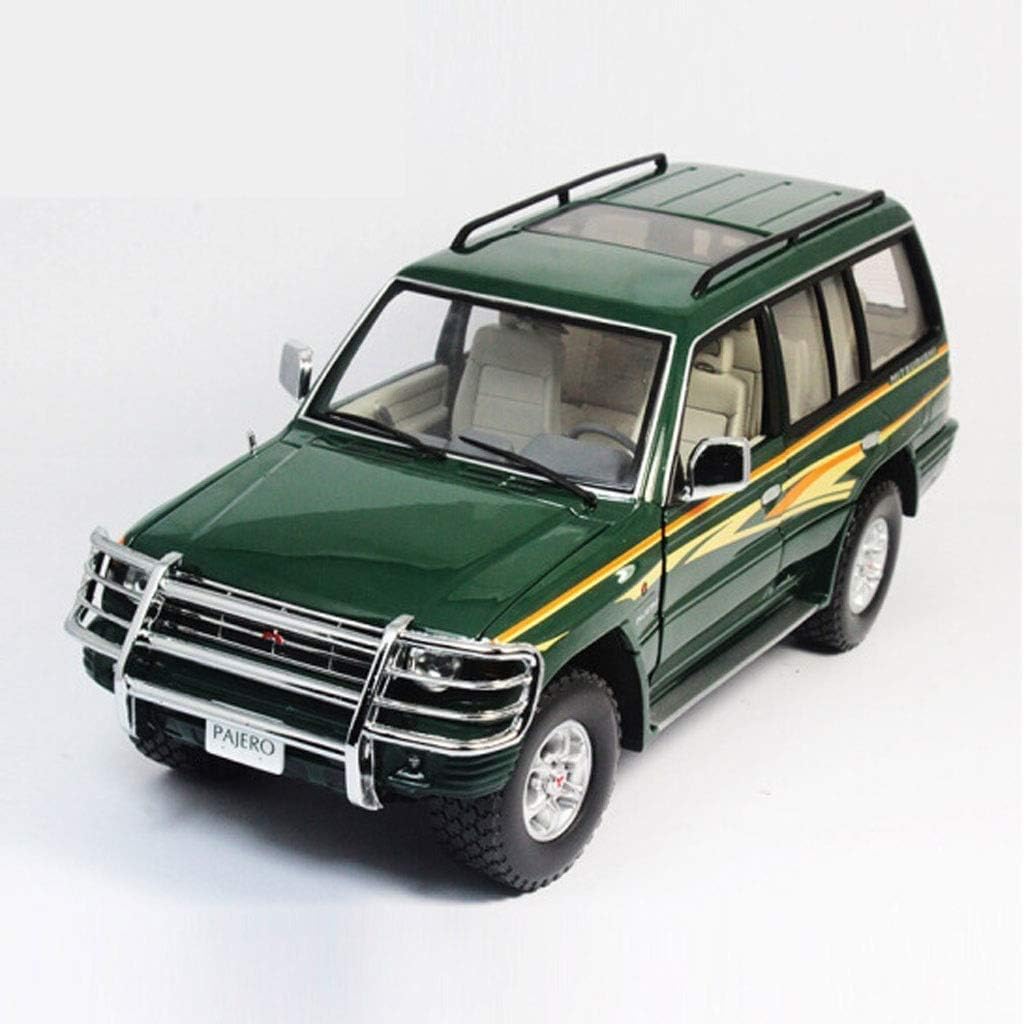 TZSMCMX 1:18 Mitsubishi Pajero 98 Years 3.5 V6 Long Axis SUV Car Model Collection Gift