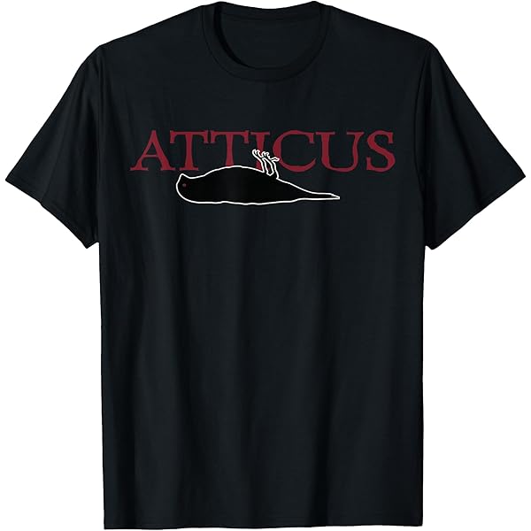 Amazon.com: ATTICUS Double Cross T Shirt (White Print) T-Shirt
