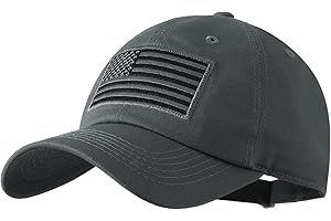 IIN American Flag Baseball Cap for Men Women Low Profile USA Army Tactical Operator Military Plain Dad Hat