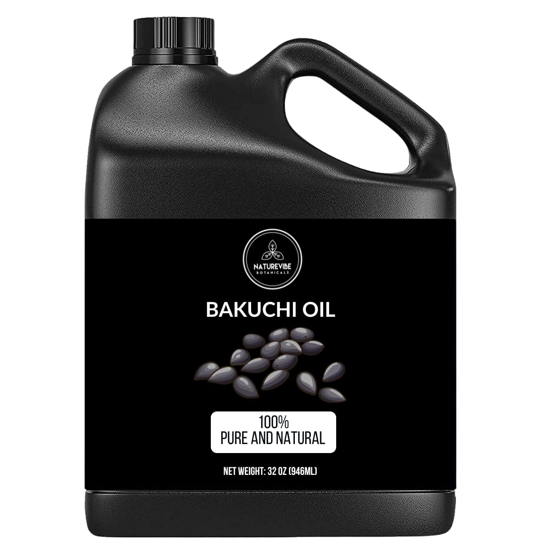 Naturevibe Botanicals Bakuchi (Babchi) Oil 946ml | 100% Pure and Natural | Great for Skin Care and Hair Care