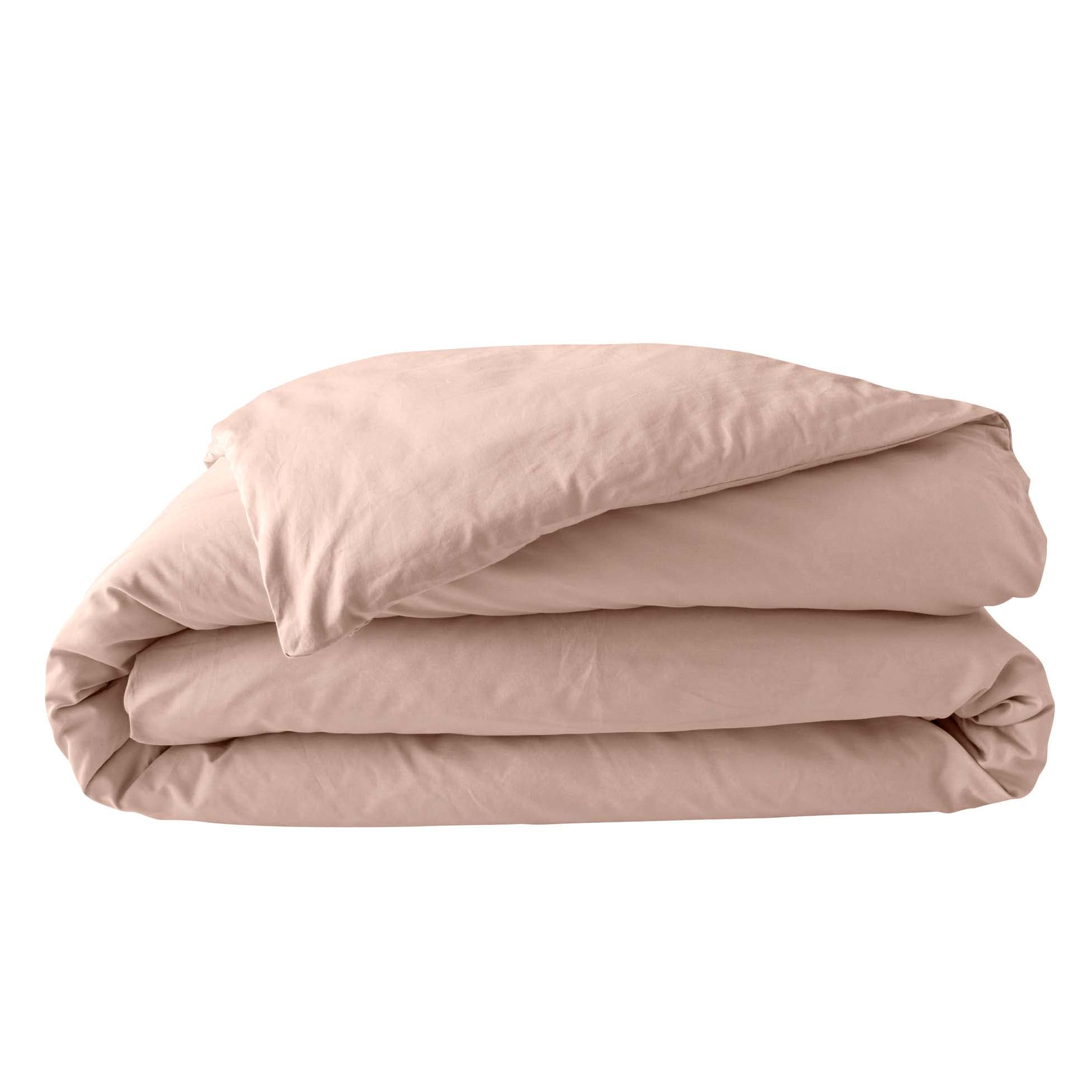 douceur d'intérieur, Percale Nude Cotton Percale Duvet Cover (240 x 220 cm)