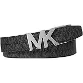 Michael Kors mens 34mm Reversible Mk Buckle Belt