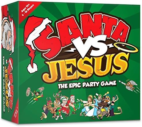 Santa VS Jesus - The Epic Christmas Party Card Game for Families, Friends, Adults and Large Groups by Komo Games LTD