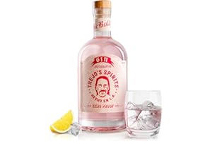 TREJO'S SPIRITS HECHO EN L.A. Trejo’s Spirits Non-Alcoholic Pink Gin Alternative | Zero-Proof, Gluten & Sugar Free, Plant Based, Keto-Friendly | 20 Calories per Serving | Best for Gin Lovers | Pack of 1 (750ml)