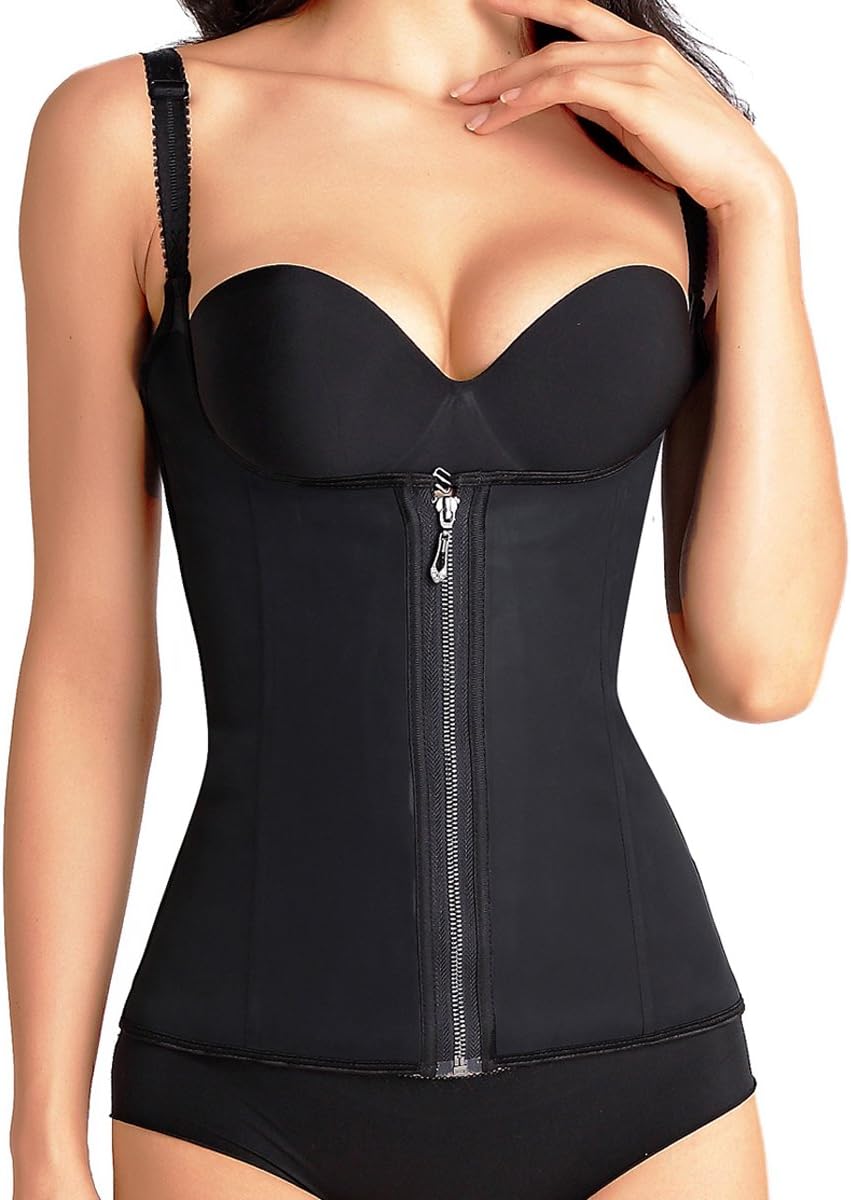 Zipper Waist Trainer Trimmer Vest Neoprene Sweat Sauna Slimming Hot Body Shaper