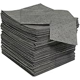 Spilfyter Universal Light Duty Absorbent Pads, 16" x 18", 200 Count | Single Ply, For Quick Tasks, Ideal for Fast Cleanup for Small Spills, SFG-70