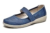VJH confort Women's Mary Jane Flats, Breathable