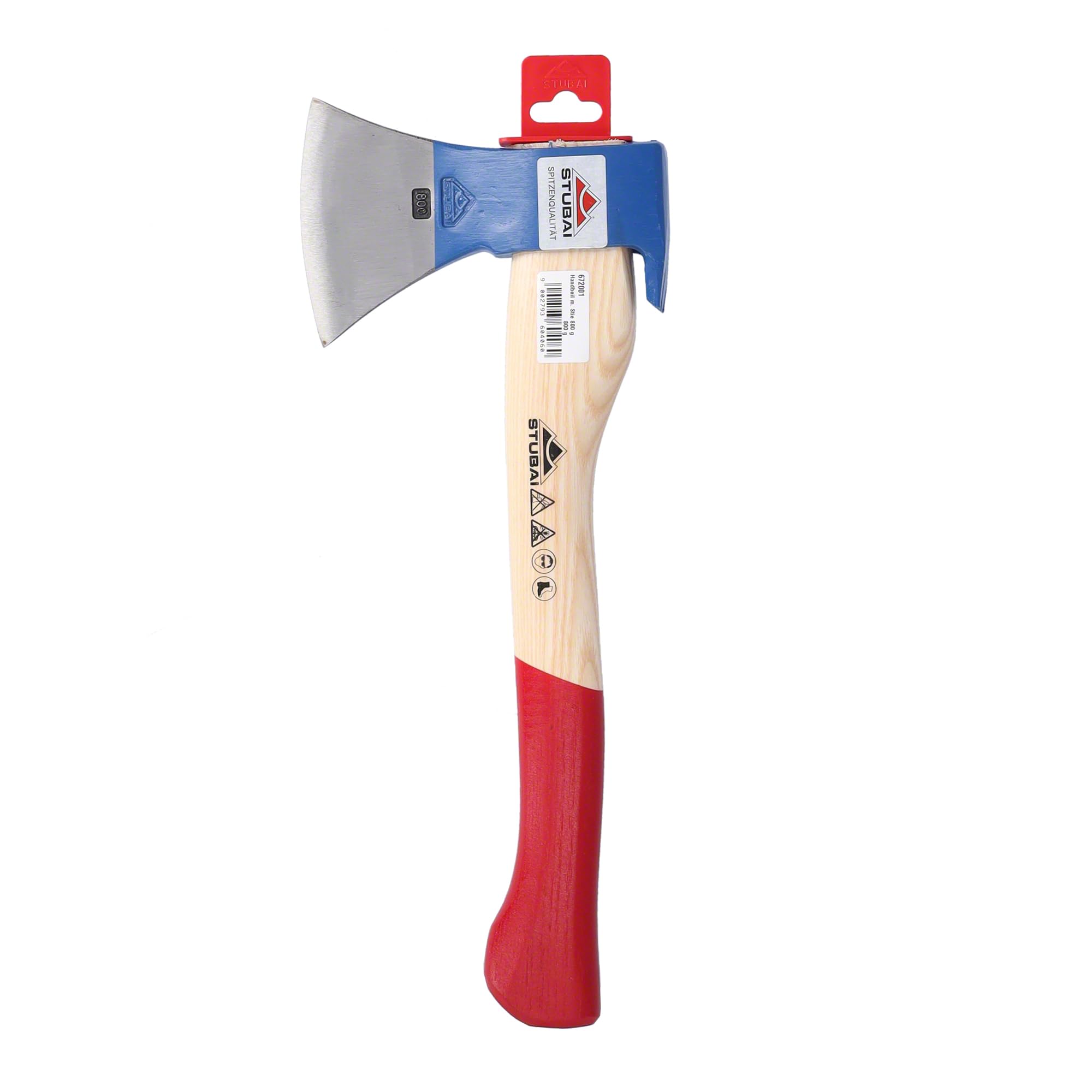 Stubai 672001 Hand Axe with Handle, Multi-Colour, 800 g