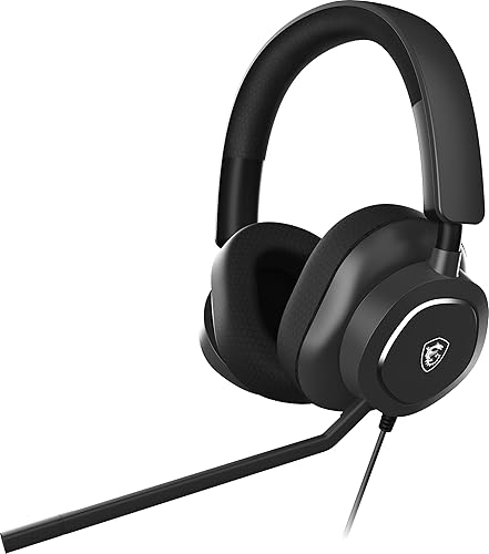 MSI Maestro 300 Gaming Headset – 40mm Neodymium Drivers, Unidirectional (Cardioid) Mic, Lightweight Comfort, Cross Platform Connectivity - Amazon deal for $24.99