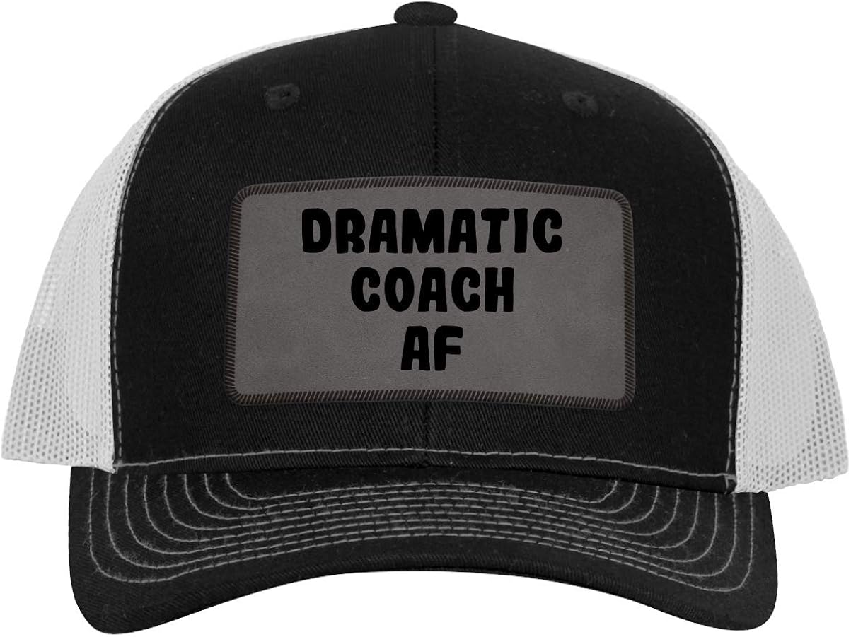 coach leather hat