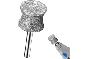RIUORKIE Diamond Rotary Nail Grinder Bits for Dog, 1/8" Diamond Dog Nail Grinder Attachment Attachment for Dremel Grinder Replacement Heads Pets Nail Care Clippers for Medium Large Dogs.