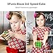 Speed Cube 3x3 VFunix Updated Structure and Vivid Colors Puzzle Cube with Cube Stand - Stickered Edition