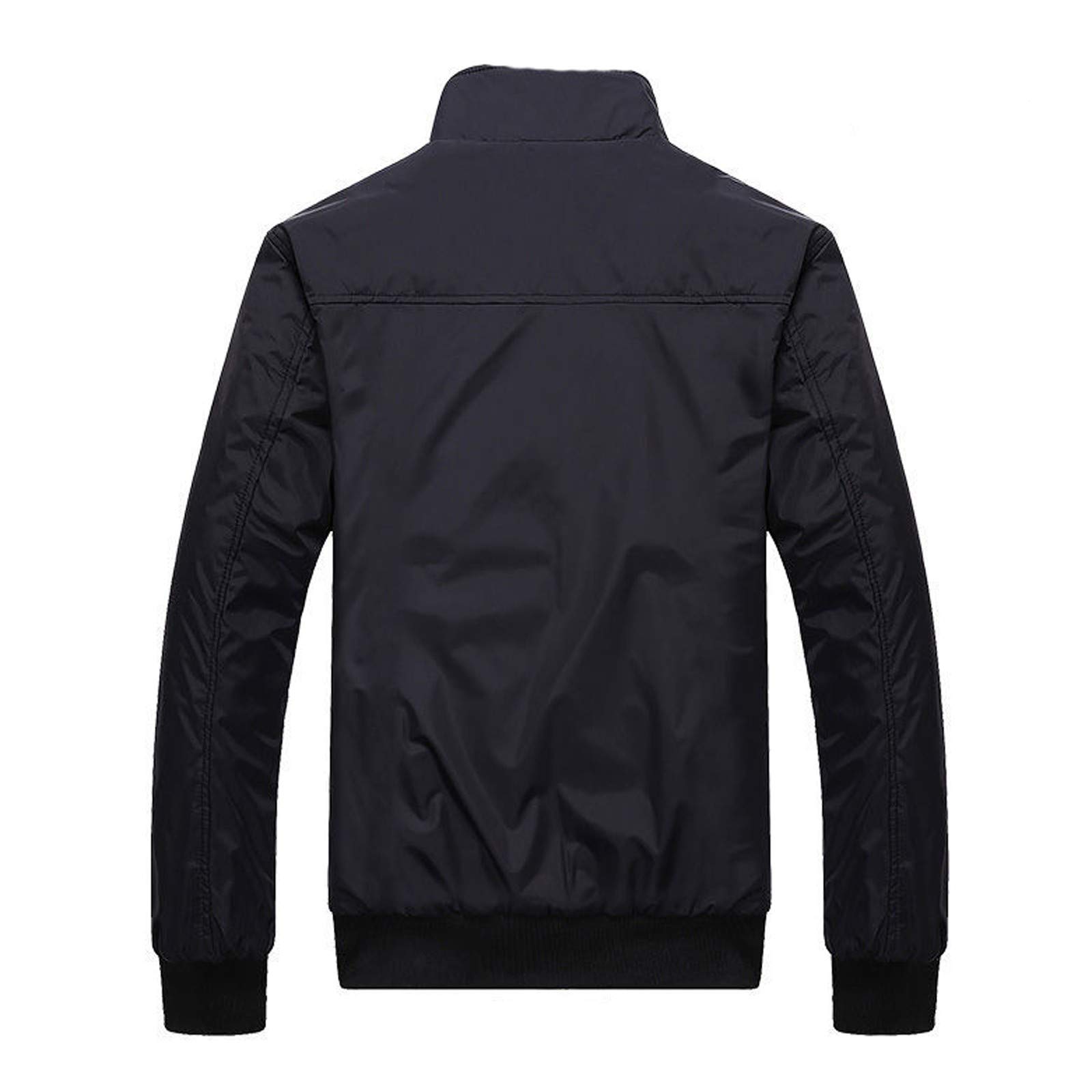 Übergangsjacke Herren Leicht Bomberjacke Sportlich Elegant Softshell Jacke Übergang Blouson Sommer Business Sportjacke Mit Reißverschlusstasche Dünne Sommerjacke Herren-Jacken Für Frühling Herbst XXL 6