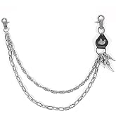 Leather Sharp Claw Eagle Pants Chain for Men Women Wallet Chains for Men Punk Trousers Pants Chains for Biker Heavy Chain Belt Goth Accessories
