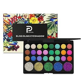 Start Makers Eyeshadow Palette Earth Warm Shimmer Matte (Glitter) Set of 29 Colour