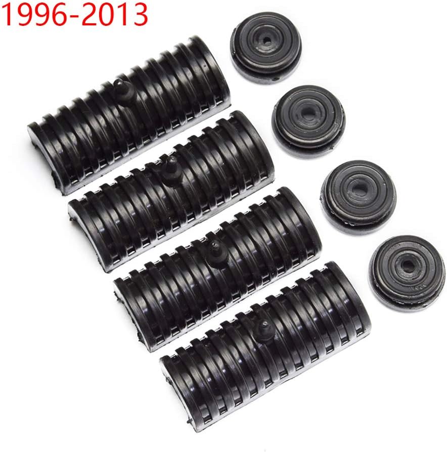 Amazicha Rubber Mounts Support Cushion Hard Saddle Bags Saddlebag Compatible for Harley Touring Street Glide/Electra Glide/Road Glide/Road King 1996-2013: Automotive