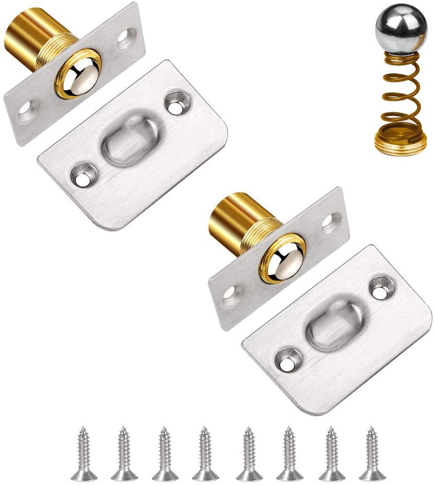 EMAGEREN Closet Door Ball Catch Hardware, Stainless Steel Catch