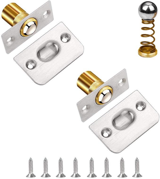 EMAGEREN Closet Door Ball Catch Hardware, Stainless Steel Catch