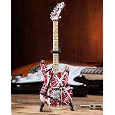 Axe Heaven Electric Guitar Body (EVH004) | 1:4 Scale Replica, Solid Wood Construction, A-Frame Stand, Balanced Tone, Comfortable Feel