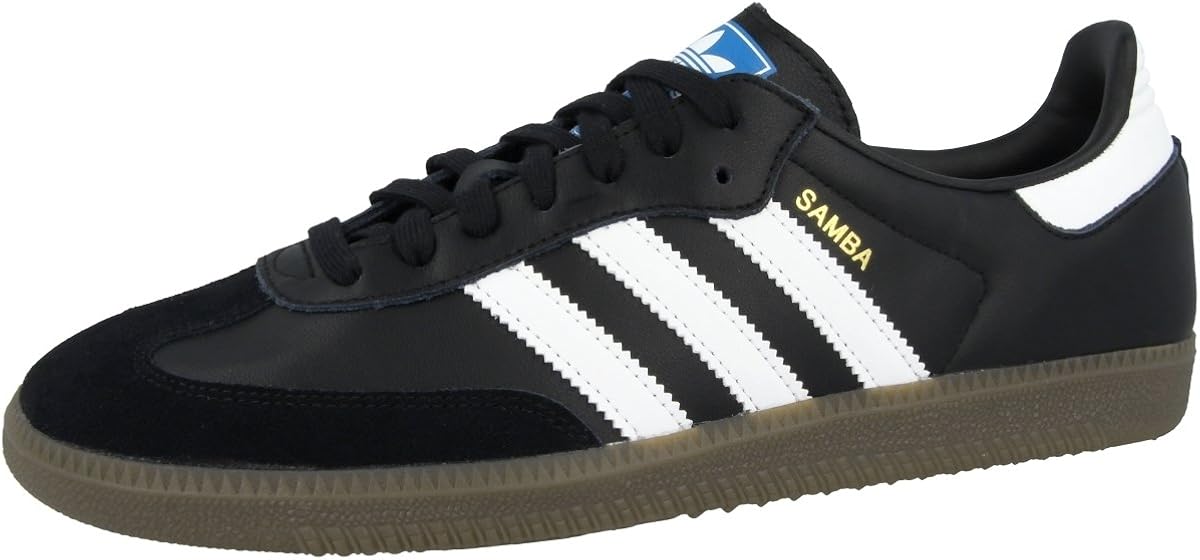 mens white samba trainers