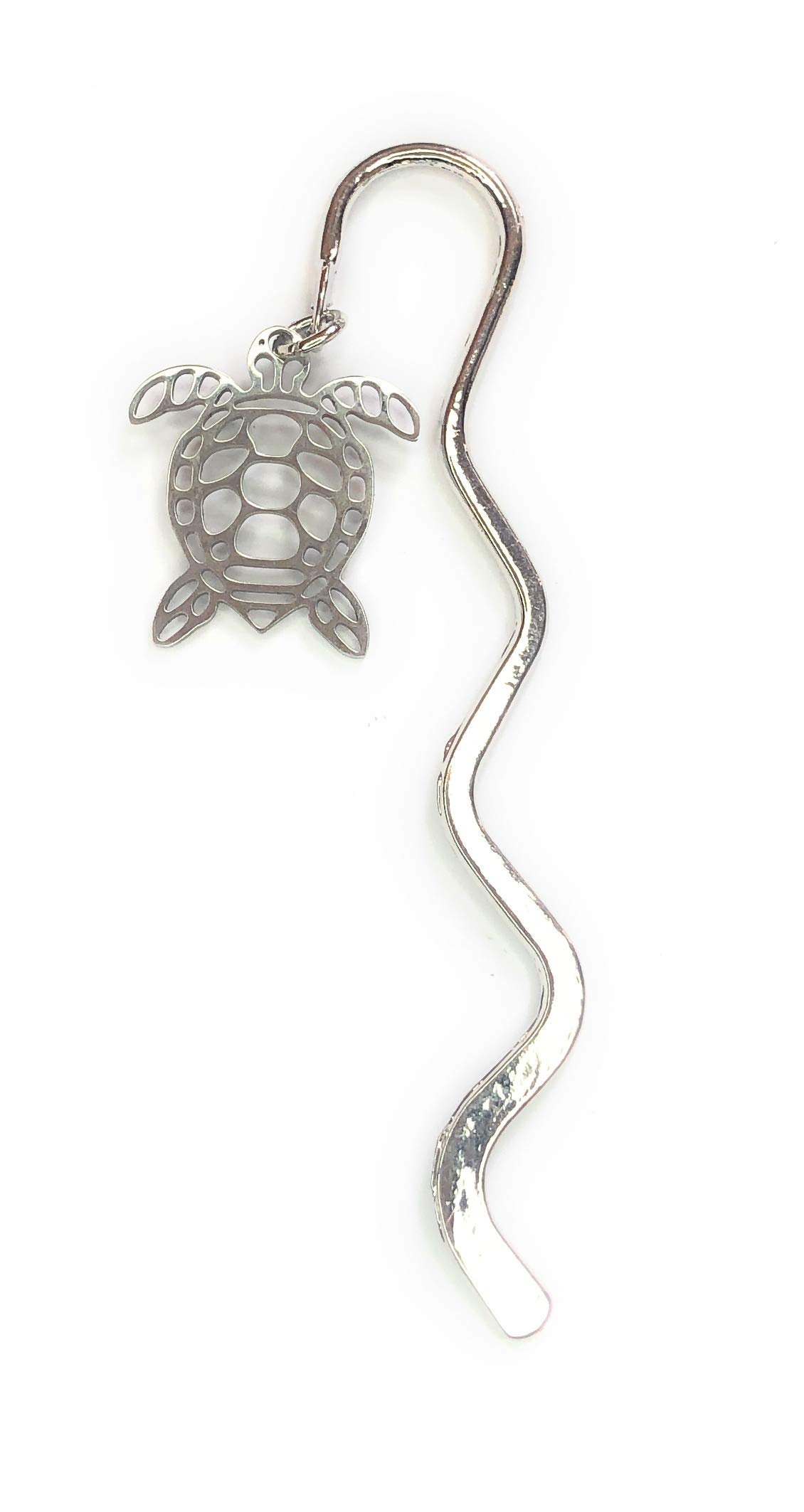 FizzyButton Gifts Turtle Tortoise Mini Bookmark with Stainless Steel Origami Style Charm, in Gift Bag