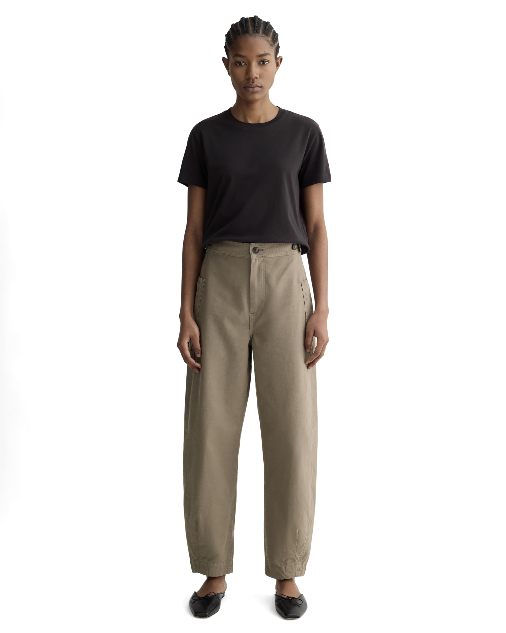Everlane The Fatigue Barrel Pant – Taupe Size 4