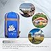 Forbidden Road Portable Single Sleep Bag 15 ℃ / 60 ℉ - Compression Bag Included (Blue, 15 ℃ / 60 ℉)