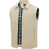 TBMPOY Men's Vest Casual Lightweight Thin Utility 3 Zip Pockets Stylish Sleeveless Jackets Summer Fall Golf Travel Business