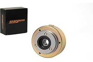 HANQIMOTO 6 Coils Magneto Flywheel Roller,coolster 125cc atv parts,Magneto Flywheel Replacement Fit For 90cc 110cc 125cc Pit Pro Quad Dirt Bike ATV Buggy Motorcycle