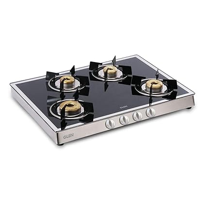 Buy Glen 4 Burner Gas Stove 1048 Gt Forged Burners Mirror Finish