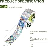 OFFO Bird Reflective Tape 100m Dual Sided 2.5cm Pigeon Deterrent view 6