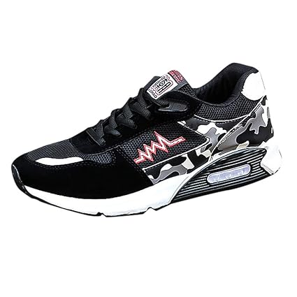 Luckycat Herren Laufschuhe Atmungsaktiv Turnschuhe Schnürer Sportschuhe Sneaker Herren Damen Sportschuhe Laufschuhe mit Luftp
