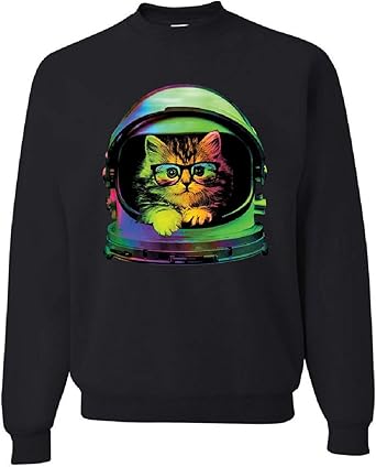 space cat sweatshirt