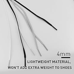 UamGlsob 5/32''(4mm) Soccer Shoe Laces for Soccer