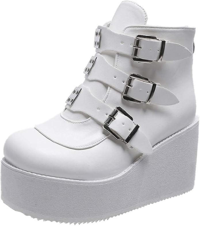 LUCKY STEP Women Platform Chunky