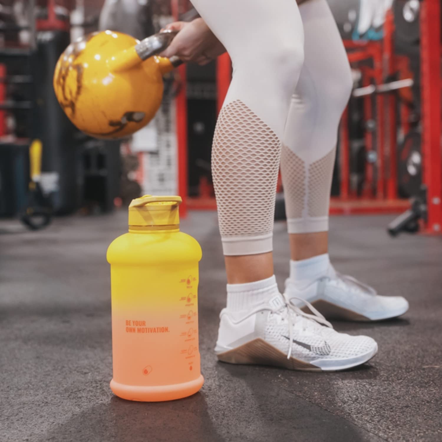Water Bottle with Time Marker