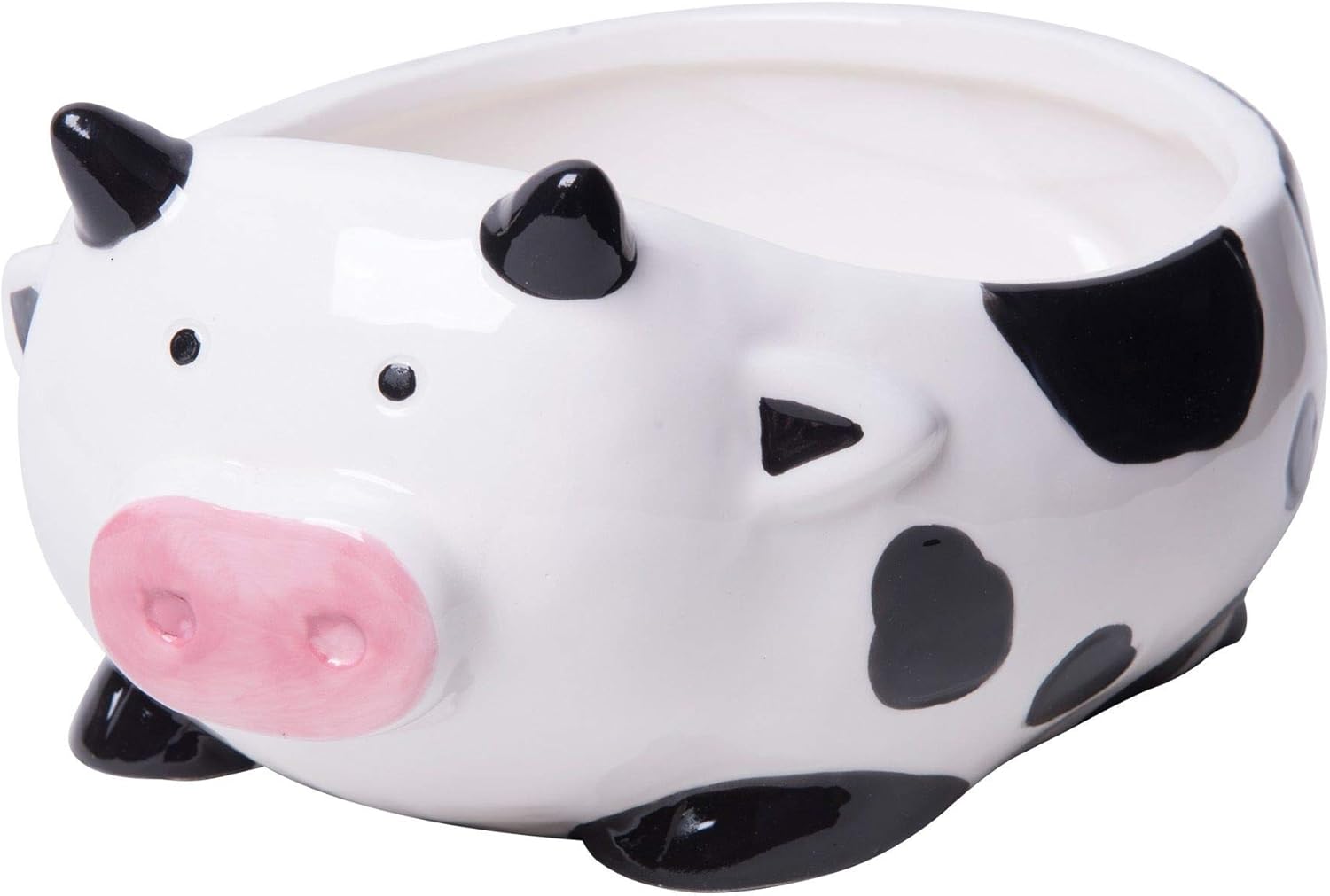 Home Essentials Cow Bowl with Feet 33 Oz Cereal Bowls