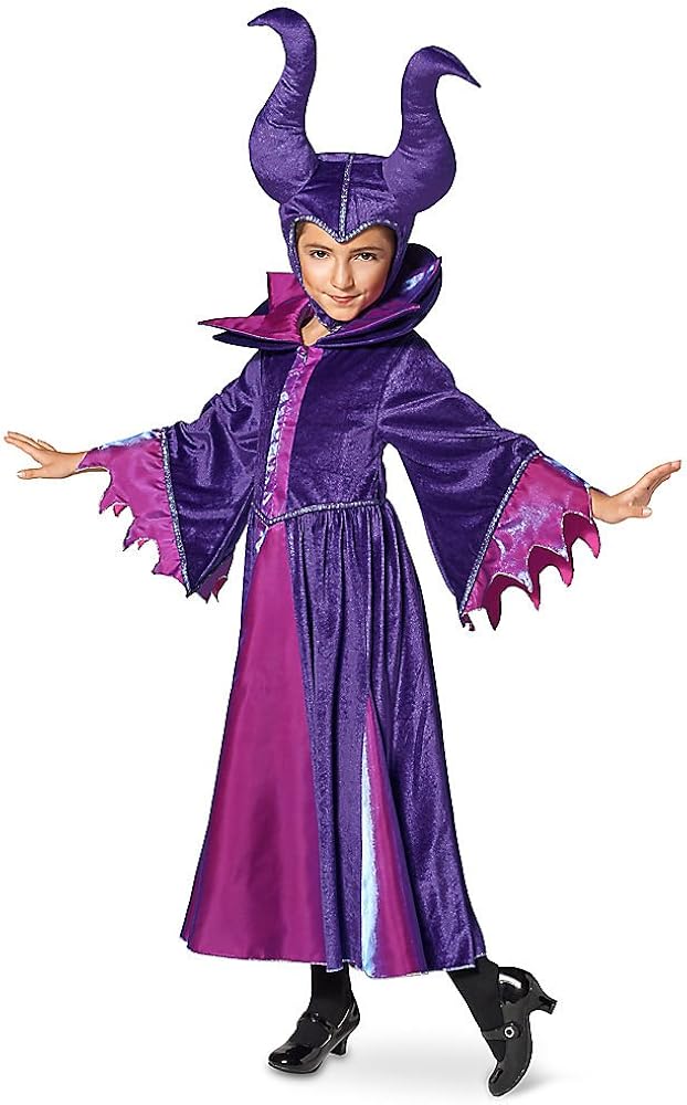 Disney Maleficent Costume for Kids Size 11/12 Black Amazon.co.uk Clothing