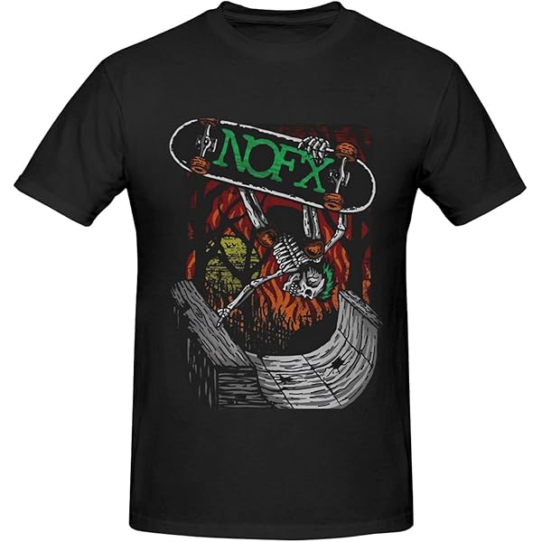 Amazon.com: NOFX Band Shirt, Vintage 90's NOFX Band Logo