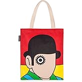 Out of Print Literary and Book-Themed Canvas Tote Carrying Bag for Book Lovers, Readers, and Bibliophiles