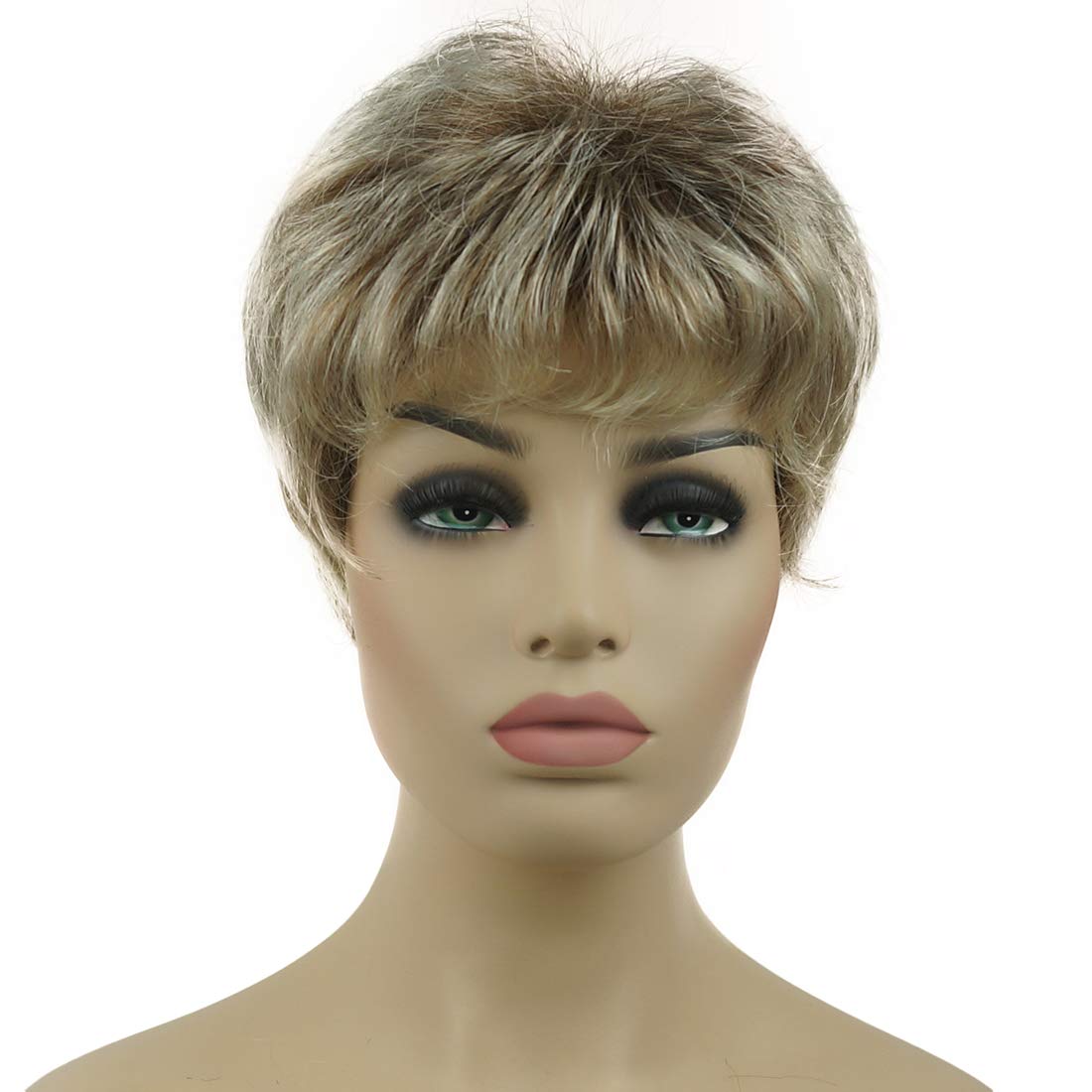 Lydell 6" Women Wigs Short Curly Hair Synthetic Full Wig (30T613)