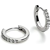 Ana Luisa Trendy Huggie Hoop Earrings for Women - 14K Gold Plated or Sterling Silver Hoop Earrings - Small, Dainty, Hypoallergenic, Water-Resistant, Tarnish-Free Hoops - Jewelry Perfect for Stacking