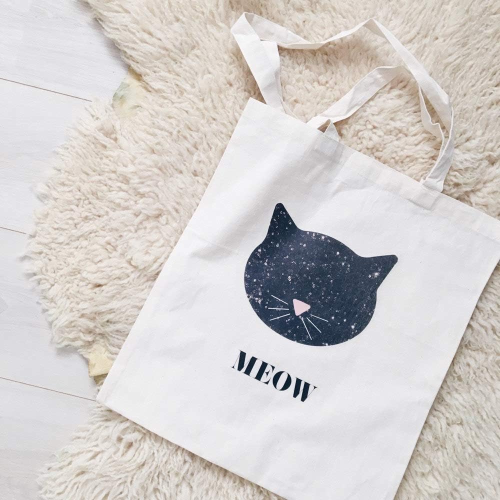 Tote Bag Cat tote bag, cat lover gift, canvas tote bag, cat bag, cat