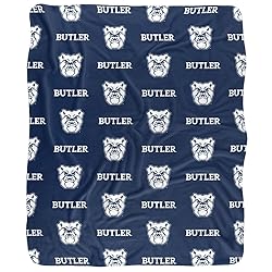 Butler University Blanket, 50"x60" Logo Pattern