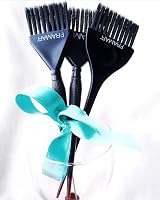 FRAMAR Hair Dye Brush Set – 3-Pack Black Colour Brushes for Bleach & Highlights view 5
