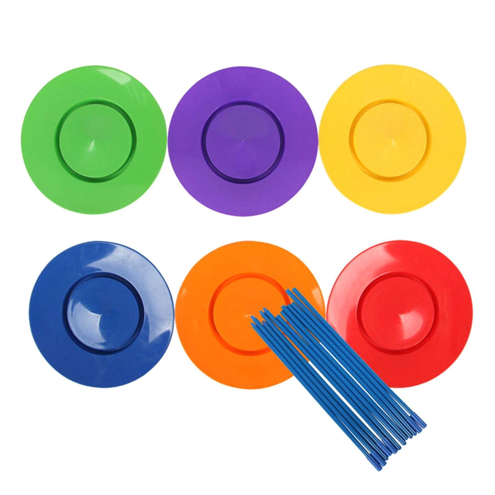 Juggling Plate Sticks Games Balance Skills Toys Performance Props