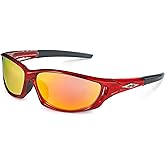 X LOOP Polarized Sports Sunglasses for Men - UV400 Baseball Running Cycling Golf Glasses