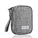 BUBM USB Flash Drive Case (8 -Capacity), Carrying Bag for USB Flash Drives, SD Cards, USB Cables and Other Small Accessories, Gray