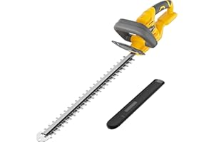Hedge Trimmer Compatible for Dewalt 20V Battery，Cordless Electric Hedge Trimmer with 1600RPM Brushless Motor, 22'' Dual-Actio