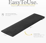 Qomfor Microwavable Wheat Bag Black Lavender Scent 48x15 cm Heating Pad view 3